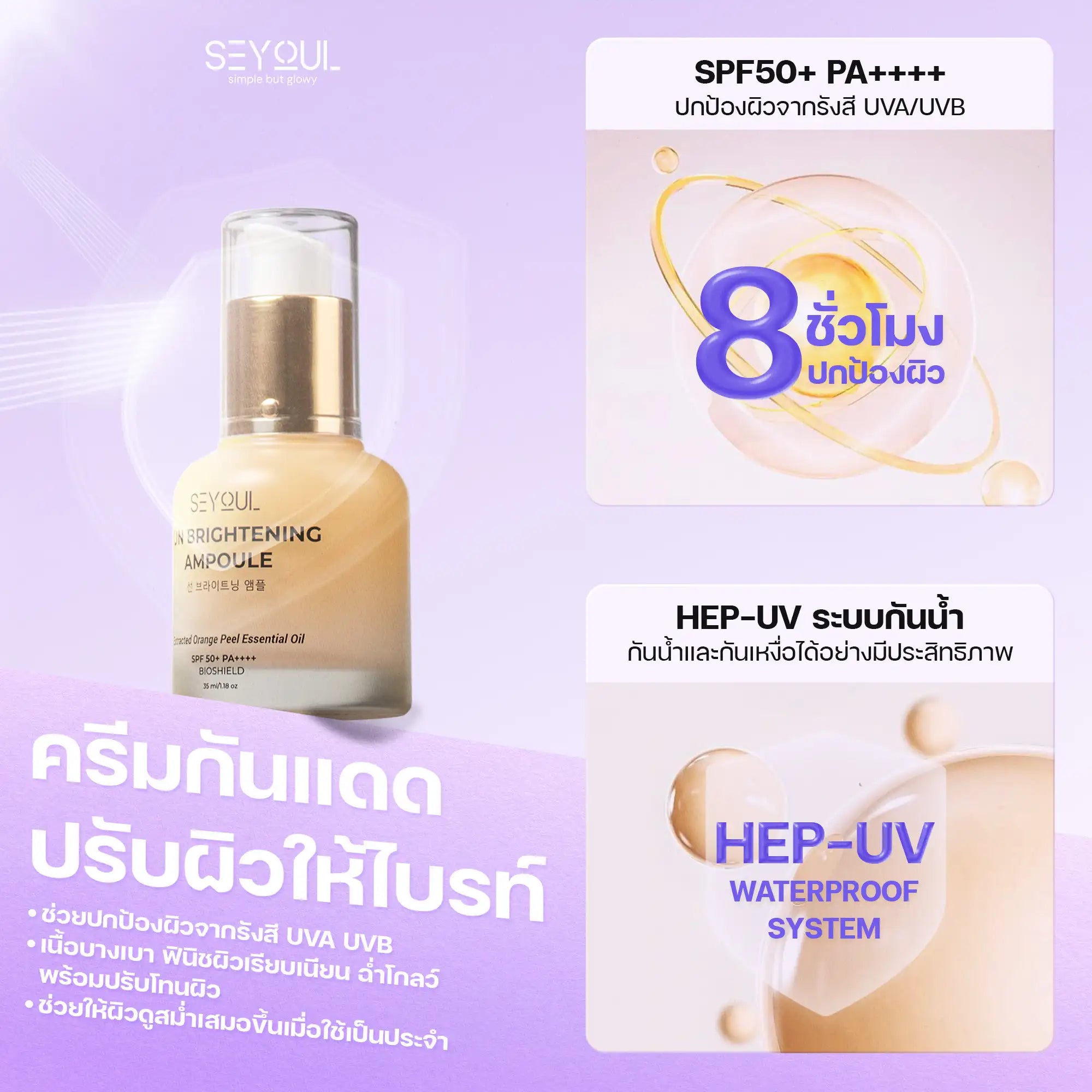 Seyoul Set พรีเมียม – ผิวกระจ่างใสครบวงจร
