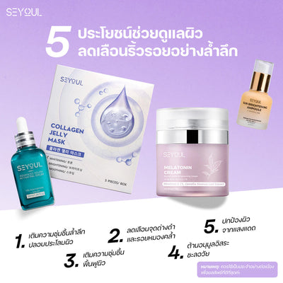 Seyoul Set พรีเมียม – ผิวกระจ่างใสครบวงจร