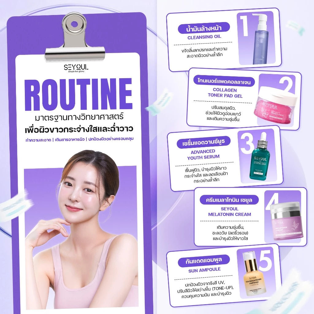 Seyoul Set - ปกป้อง ฟื้นบำรุงผิว & ลดเลือนริ้วรอย